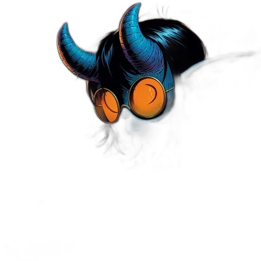 hair, dragon, mask, creature transparent PNG cut-out