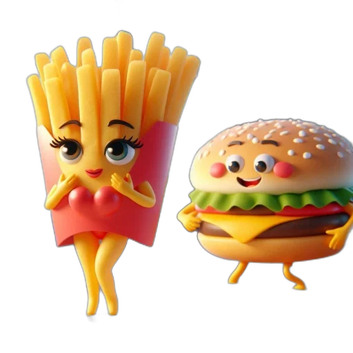 food, animal, creature, 3d render transparent PNG cut-out