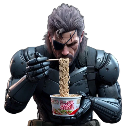 food, cyberpunk, concept art, individual transparent PNG cut-out