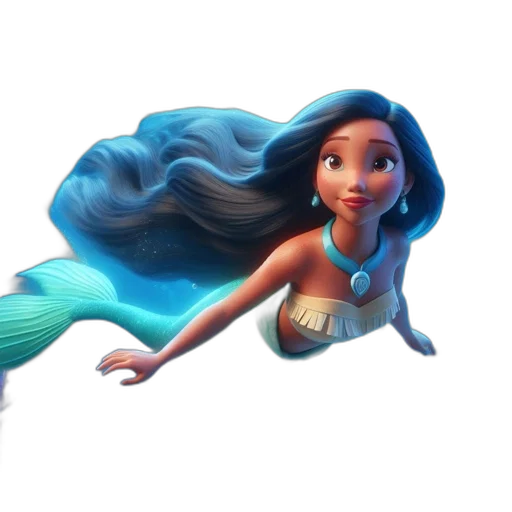 hair, concept art, 3d render, fantasy art transparent PNG cut-out