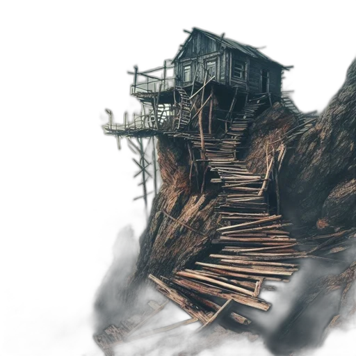 building, concept art, photorealistic, fantasy art transparent PNG cut-out