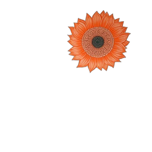 flower, umbrella, crown, staff transparent PNG cut-out