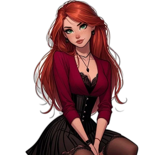 dress, staff, fantasy art, concept art transparent PNG cut-out