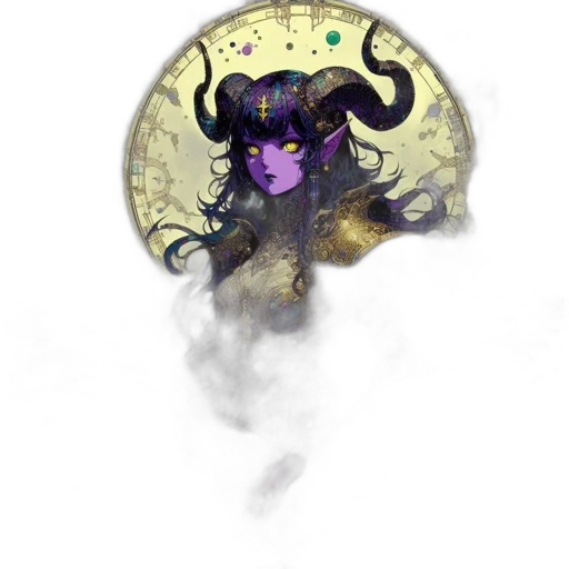 dragon, staff, mask, fantasy art transparent PNG cut-out
