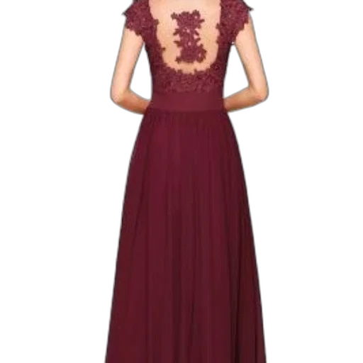 dress, pixel art, cartoon, red transparent PNG cut-out
