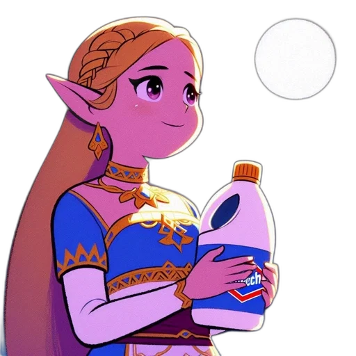 bottle, dress, mask, face transparent PNG cut-out