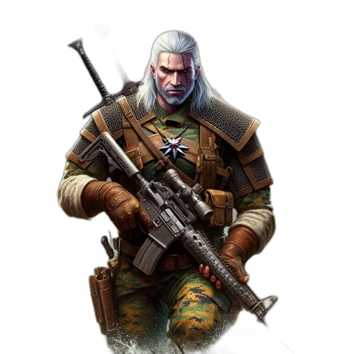 weapon, staff, face, concept art transparent PNG cut-out