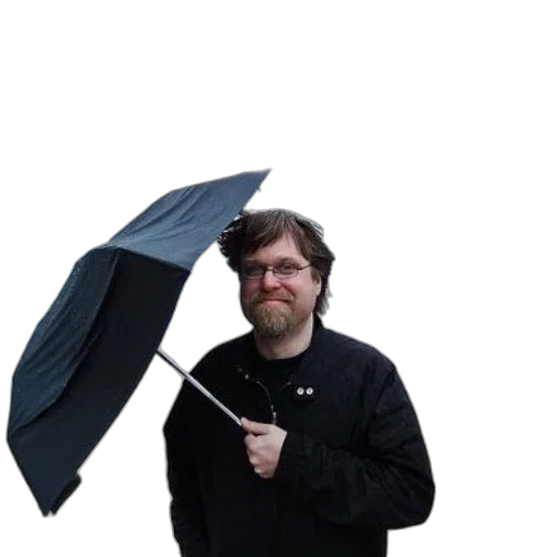 umbrella, staff, jacket, weapon transparent PNG cut-out