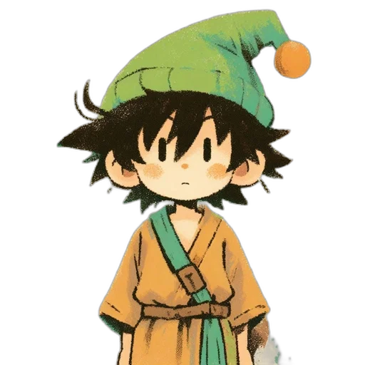 hat, staff, pixel art, concept art transparent PNG cut-out