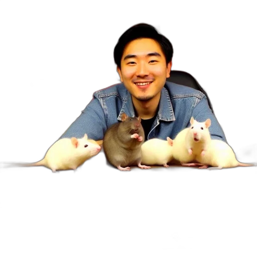 animal, staff, creature, photorealistic transparent PNG cut-out