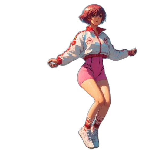 jacket, dress, staff, robot transparent PNG cut-out