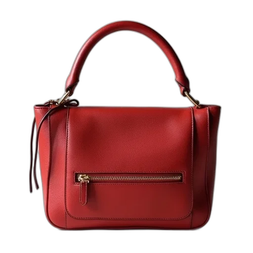 red, celine, mini, leather transparent PNG cut-out