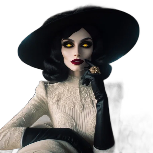 hat, dress, crown, concept art transparent PNG cut-out