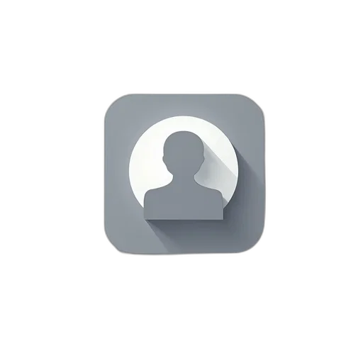 staff, face, gray, flat transparent PNG cut-out