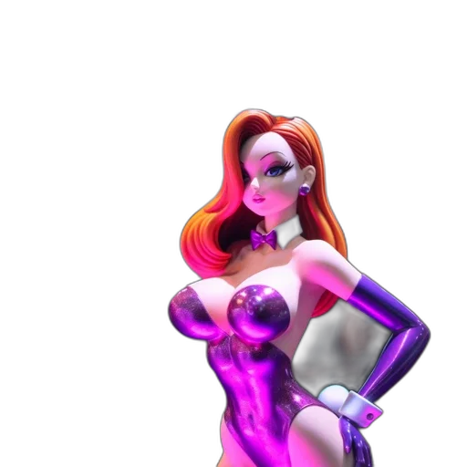 robot, dress, 3d render, concept art transparent PNG cut-out
