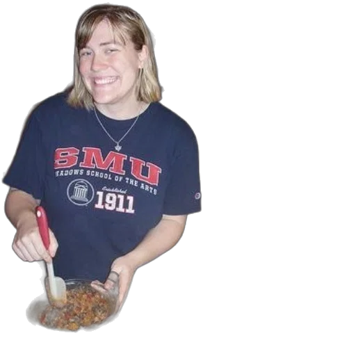 food, staff, woman, blue transparent PNG cut-out