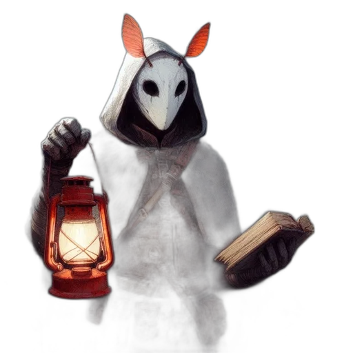 mask, creature, staff, robot transparent PNG cut-out