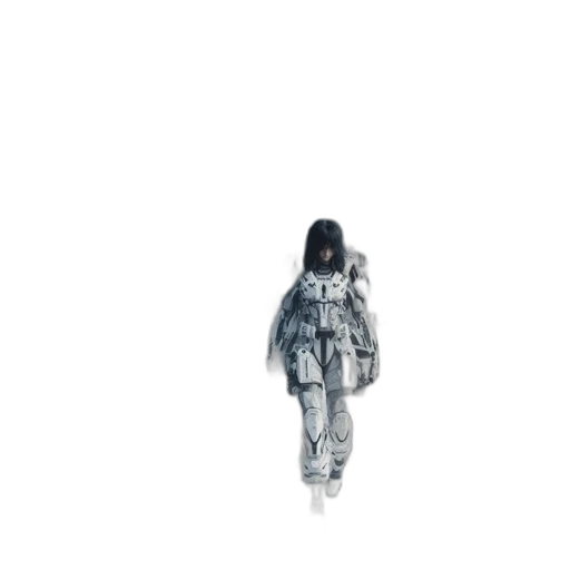 jacket, dress, robot, hair transparent PNG cut-out