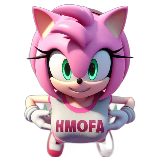 animal, 3d render, concept art, vaporwave transparent PNG cut-out