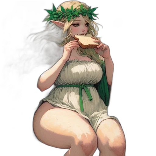dress, dragon, staff, creature transparent PNG cut-out