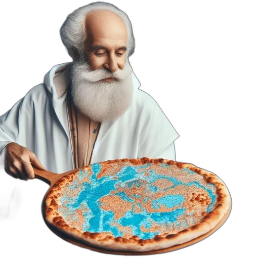 food, pixel art, vaporwave, blue transparent PNG cut-out