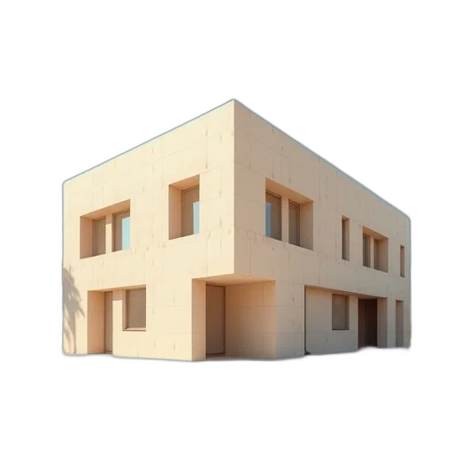 building, furniture, 3d render, photorealistic transparent PNG cut-out