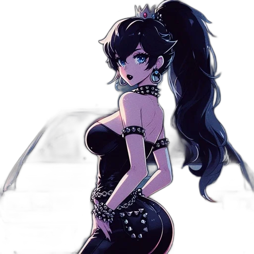 dress, concept art, anime, cartoon transparent PNG cut-out