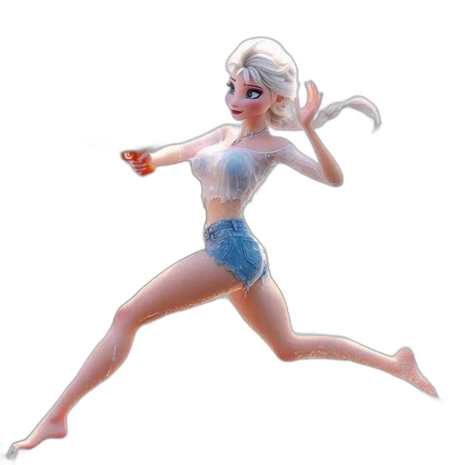 3d render, concept art, cartoon, fantasy art transparent PNG cut-out