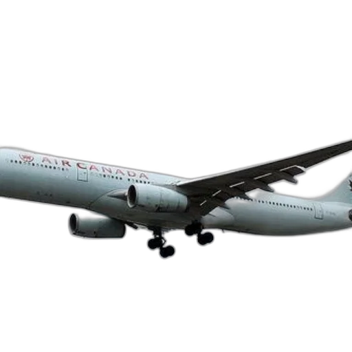 3d render, air, canada, airplane transparent PNG cut-out