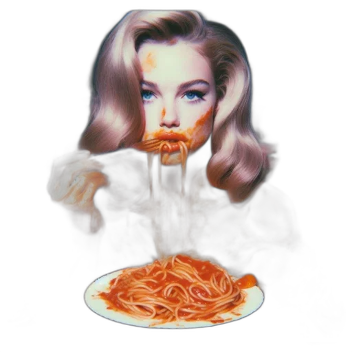 food, hair, creature, animal transparent PNG cut-out