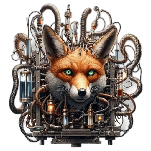 robot, animal, mask, staff transparent PNG cut-out