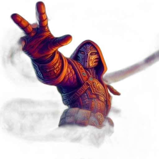 sword, weapon, staff, mask transparent PNG cut-out