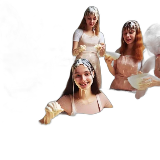 crown, mask, hair, creature transparent PNG cut-out