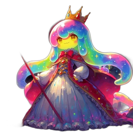 crown, staff, sword, dress transparent PNG cut-out