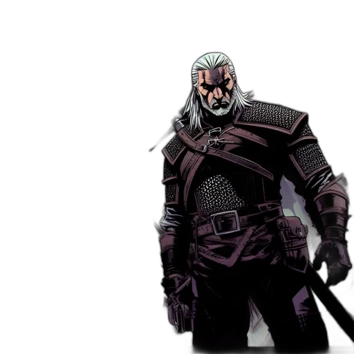 mask, weapon, sword, jacket transparent PNG cut-out