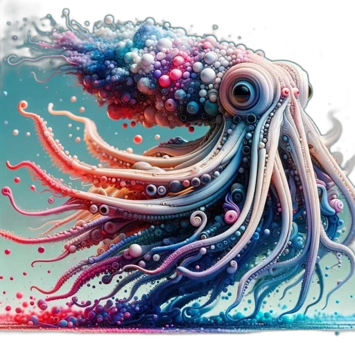 creature, hair, animal, concept art transparent PNG cut-out