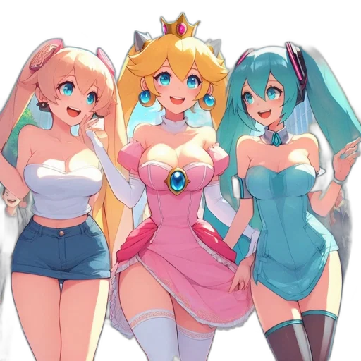 dress, crown, staff, robot transparent PNG cut-out