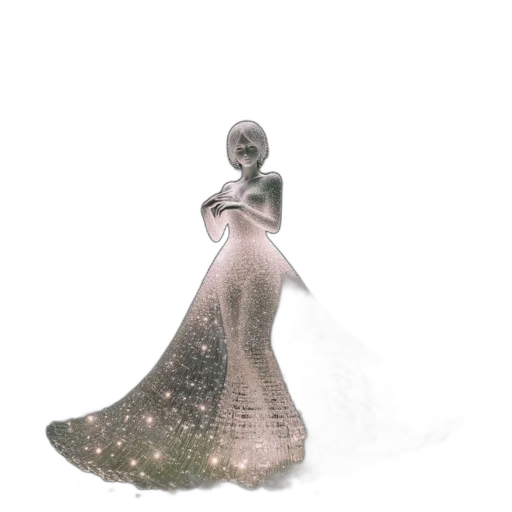 dress, crown, robot, jewelry transparent PNG cut-out