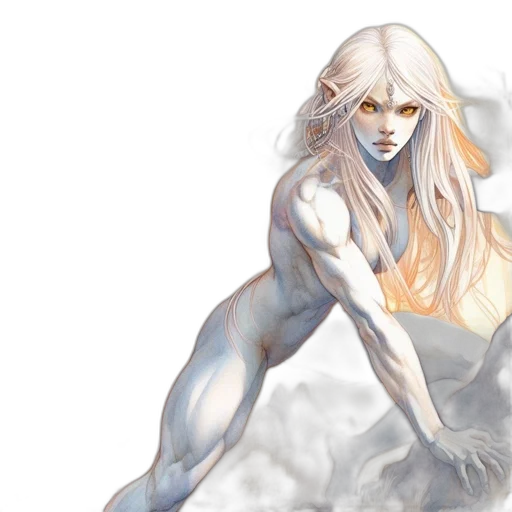 creature, fantasy art, concept art, comic book art transparent PNG cut-out