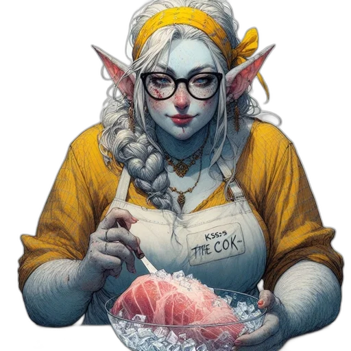 staff, food, comic book art, fantasy art transparent PNG cut-out