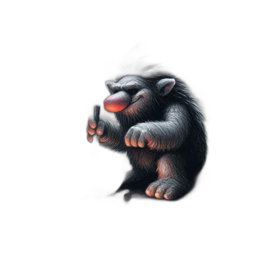 animal, creature, staff, concept art transparent PNG cut-out