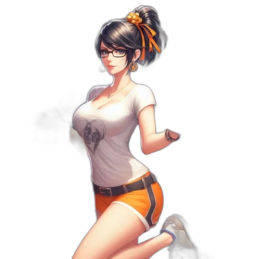 staff, dress, robot, weapon transparent PNG cut-out