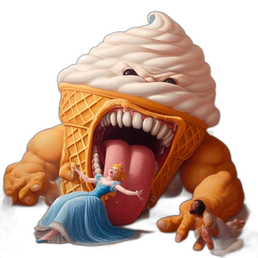 creature, food, face, animal transparent PNG cut-out