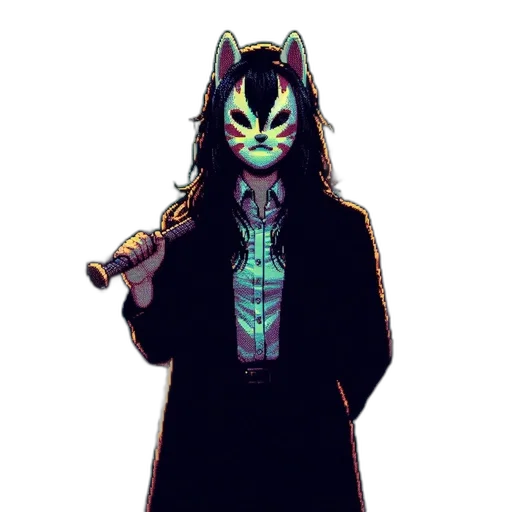 mask, staff, jacket, animal transparent PNG cut-out