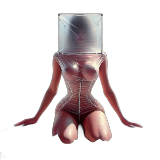 dress, robot, bottle, mask transparent PNG cut-out
