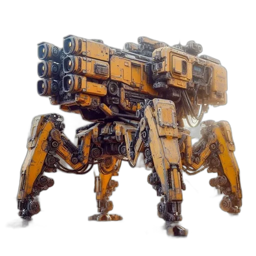 robot, weapon, animal, creature transparent PNG cut-out