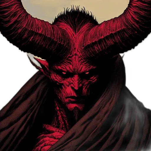 comic book art, concept art, fantasy art, red transparent PNG cut-out