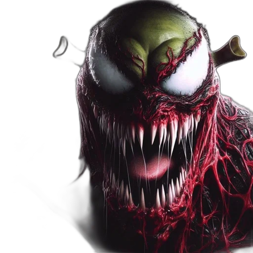 creature, concept art, 3d render, monstrous transparent PNG cut-out