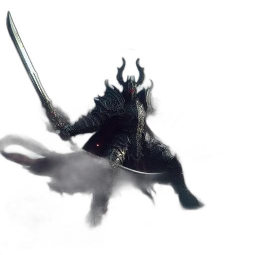 dragon, sword, weapon, creature transparent PNG cut-out