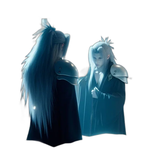 hair, crown, mask, staff transparent PNG cut-out